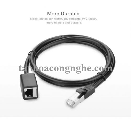 Ugreen 11283 5M màu Đen Cáp nối dài Ethernet CAT6 FTP RJ45 NW112 30011283